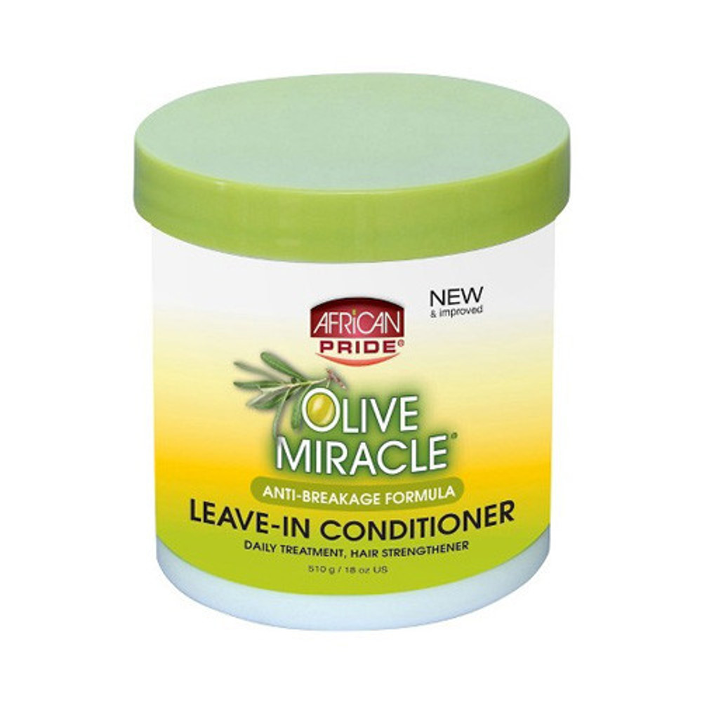 African Pride Olive Miracle Anti-Breakage Leave-In Conditioner 15 oz African Pride Olive Miracle Anti-Breakage Leave-In Conditioner 15 oz