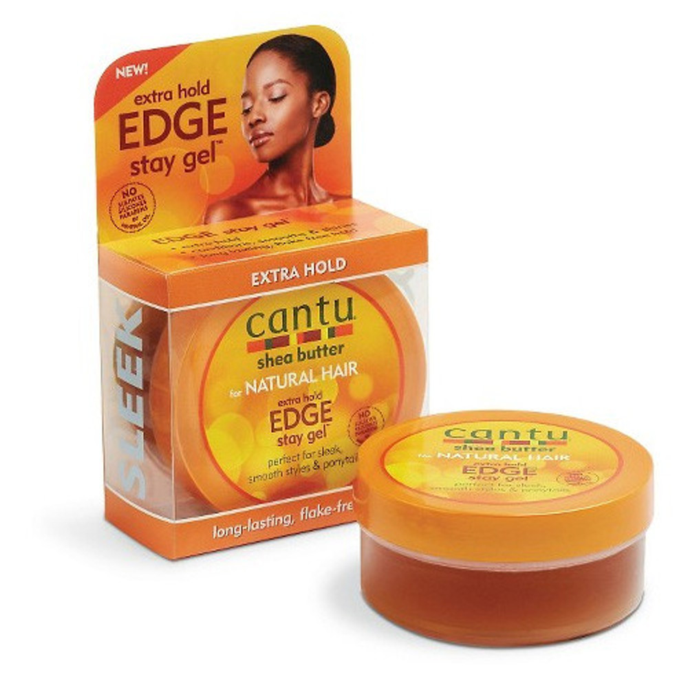 Cantu for Natural Hair Extra Hold Edge Stay Gel 2.25 oz  Cantu for Natural Hair Extra Hold Edge Stay Gel 2.25 oz