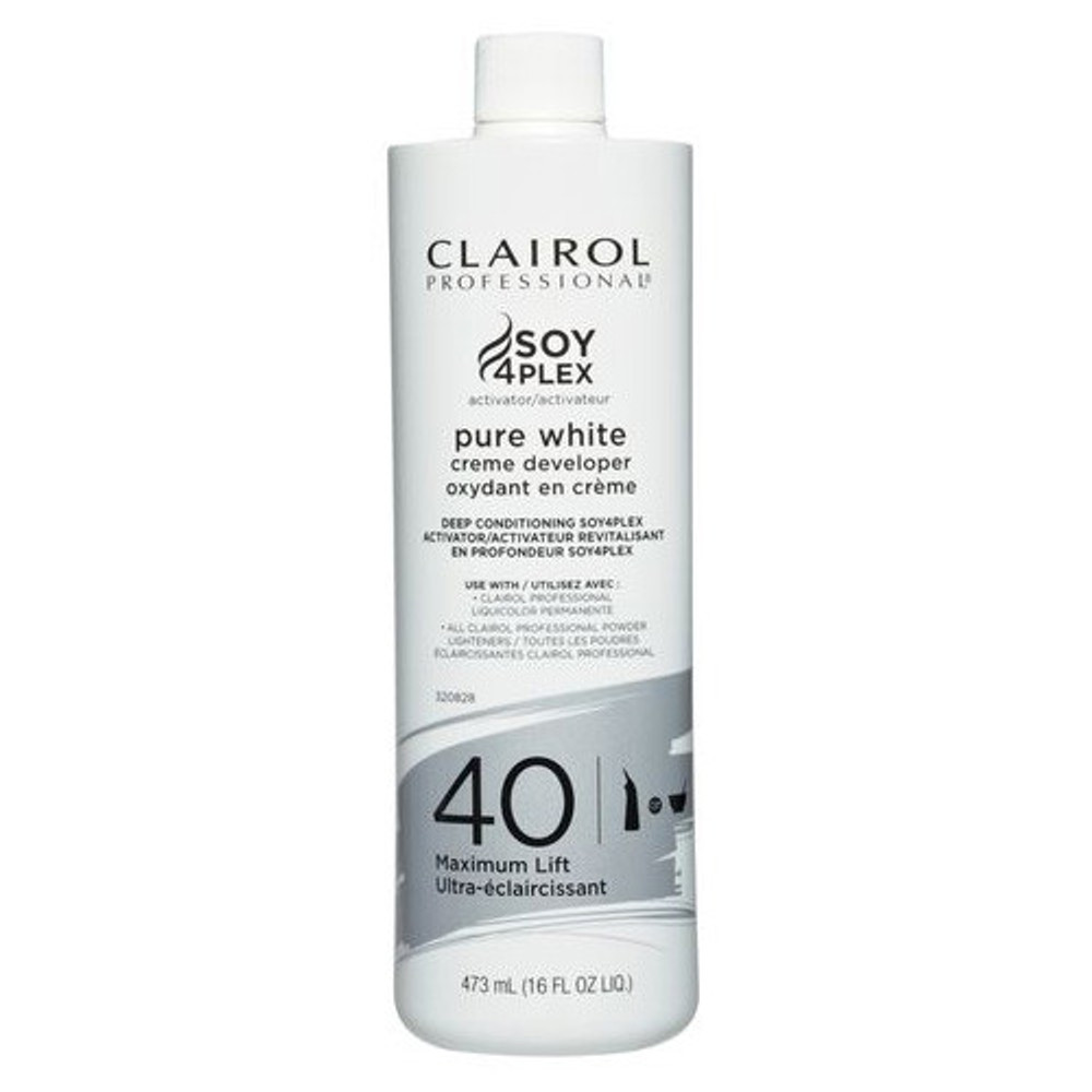 Clairol Pure White Creme Developer 40 Maximum Lift, 16 oz Clairol Pure White Creme Developer 40 Maximum Lift, 16 oz