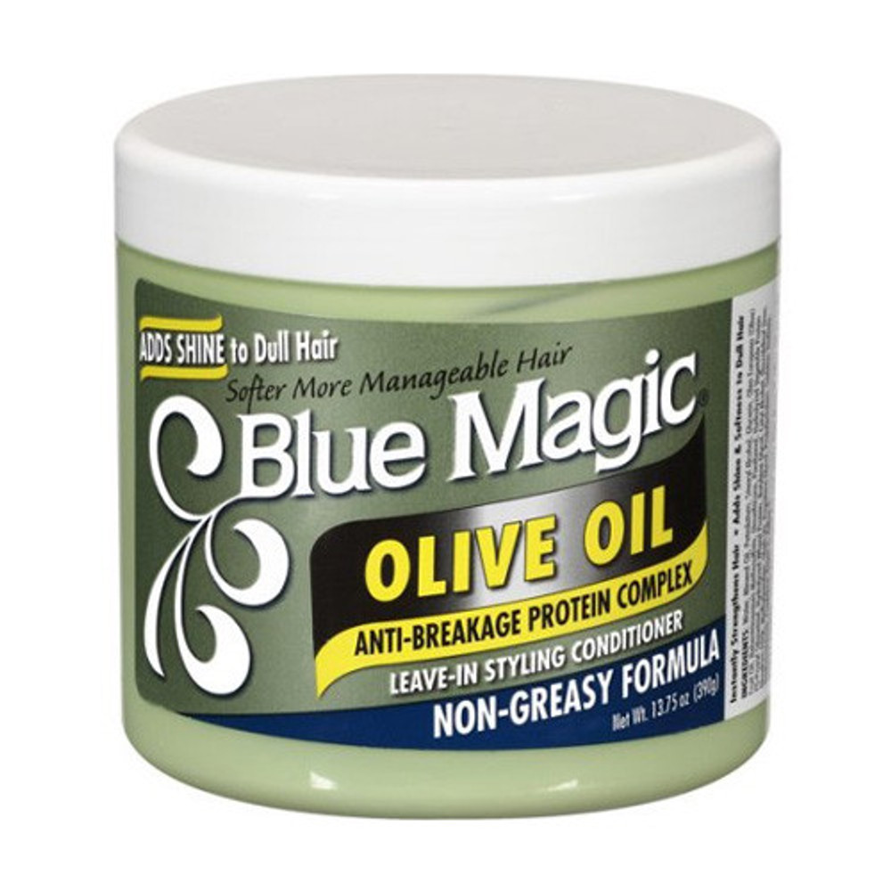 Blue Magic Olive Oil Leave-In Styling Hair Conditioner 13.75 oz Blue Magic Olive Oil Leave-In Styling Hair Conditioner 13.75 oz