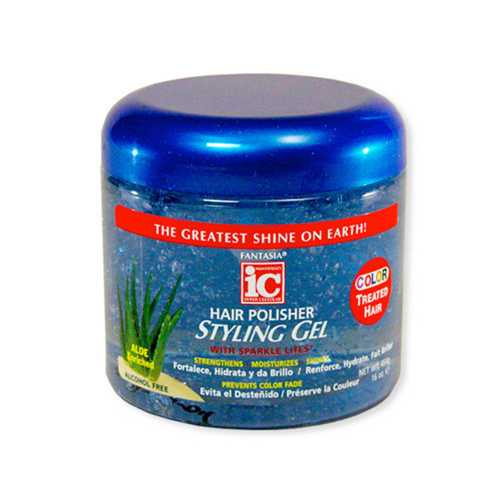 IC Fantasia Hair Polisher Styling Gel for Color Treated Hair 16 oz IC Fantasia Hair Polisher Styling Gel for Color Treated Hair 16 oz