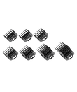 Andis Snap-On Blade Attachment Combs, 7-Comb Set , #01380