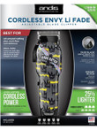 Andis Cordless Envy® Li Fade Adjustable Blade Clipper #73095 Andis Cordless Envy® Li Fade Adjustable Blade Clipper #73095