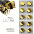 Professional Hair Clipper 10 Pcs Gold Cutting Guides - Fits all Wahl Clippers