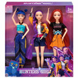 3PCS K-Pop Demon Hunters Cosplay Dolls Set – Zoey, Mira & Rumi Figure Collection