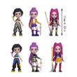 6PCS KPOP Demon Hunters Action Figure Set – Rumi, Mira & Zoey Collector Dolls (New in Box)