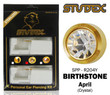 Studex Personal Ear Piercing Kit with Studs April Stone