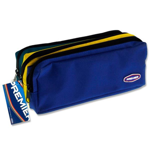 Premier 3 Pocket Zip Pencil Case 23506