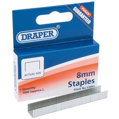 DRAPER STAPLES FOR GUN 8MM