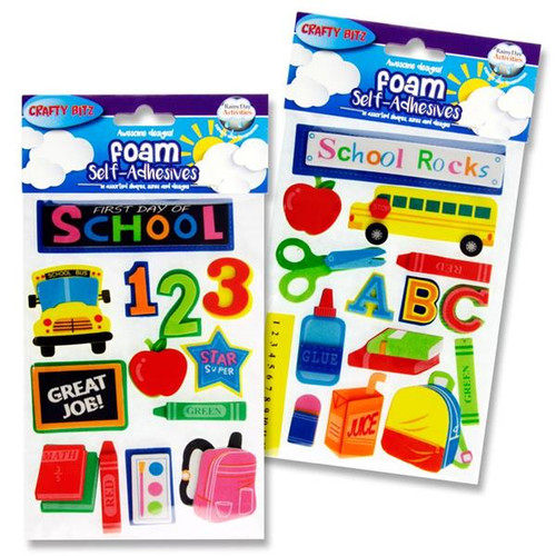 Foam Stickers - School