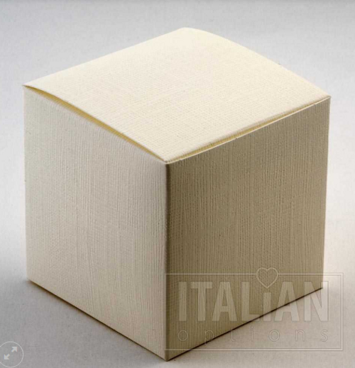 Ivory Silk Cube 90x90x90mm