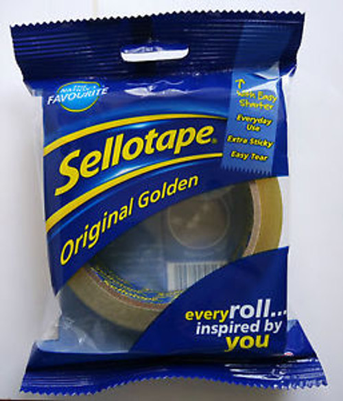 Sellotape 24mmx50m Original Golden Tape