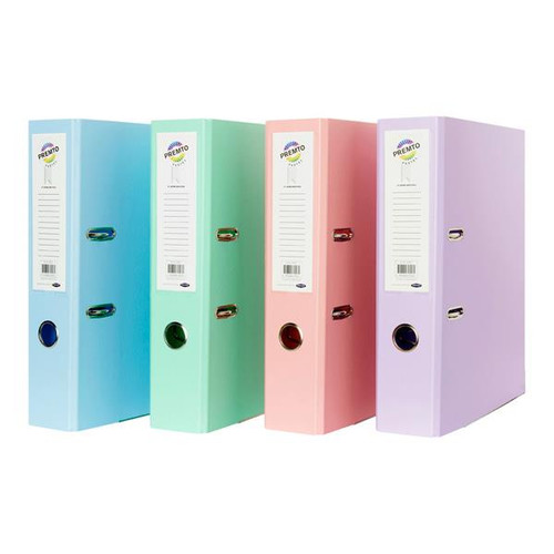 Premto Pastel A4 PP Lever Arch File