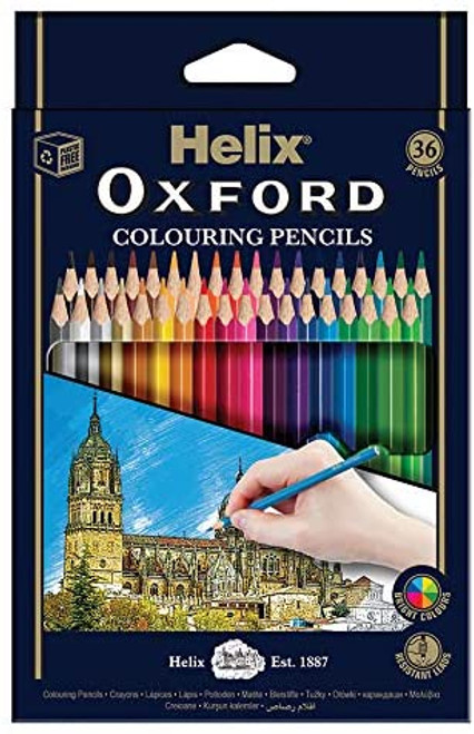 OXFORD HELIX 36 COLOURED PENCIL