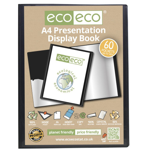 A4 50% Recycled 60 Pocket Presentation D