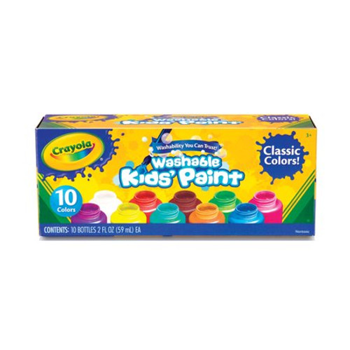 CRAYOLA 10 ct washable kids paint*