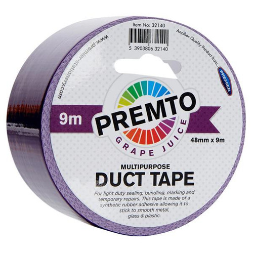 Duct Tape 48mm X 9m - Grape Juice