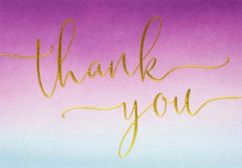 AMETHYST THANK YOU NOTES 14 cards