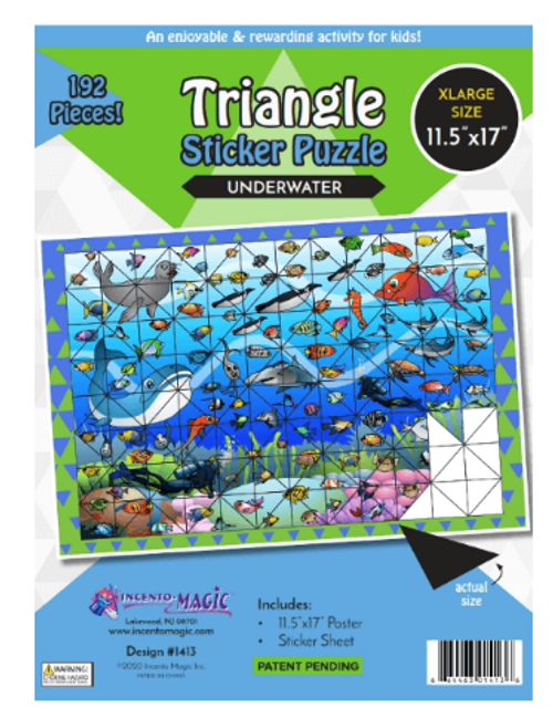 1413 Underwater Sticker Puzzle