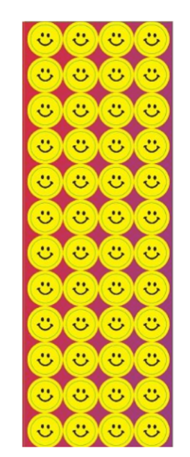 2076 Smiley Circle Stickers