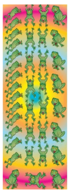 6098 Frog Die-cut Stickers