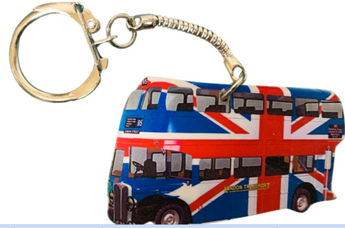 London Bus Union Jack Keyring