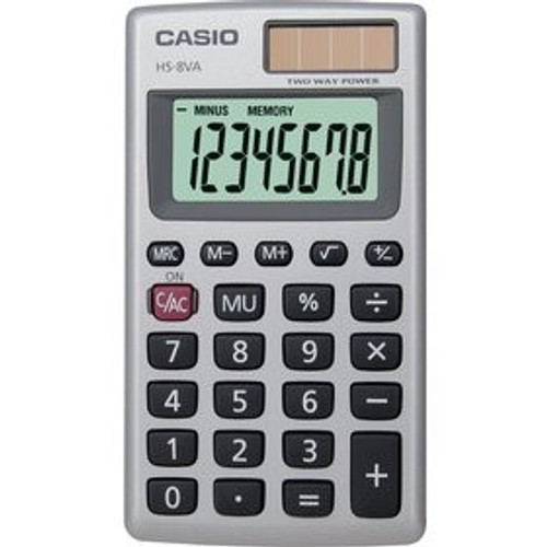 CASIO HS-8VA 8 Digit Handheld Calculator
