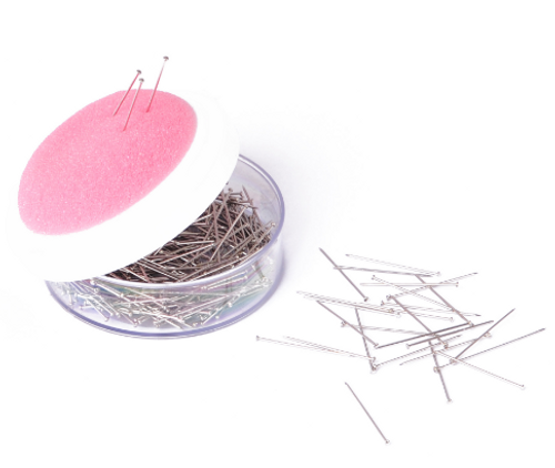 Pincushion Tub with Pins