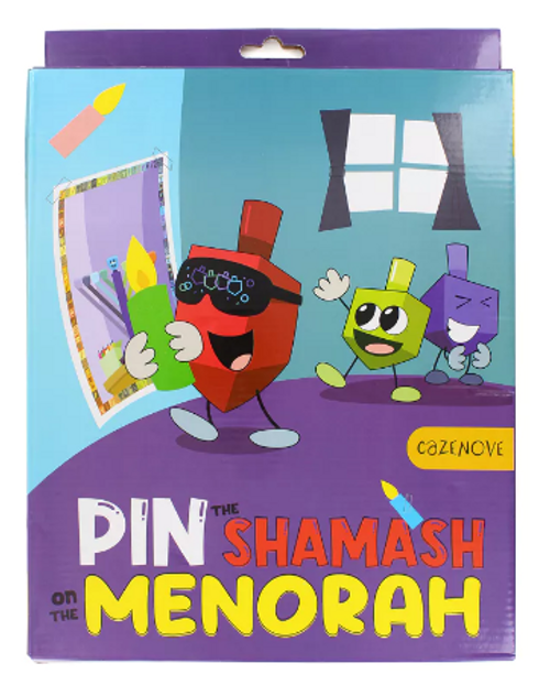 Pin the Shamash on the Menorah