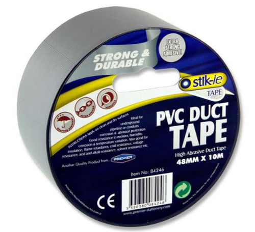 Stik-ie Pvc Duct Tape - 48mm X 10m*