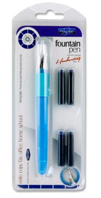 Fountain Pen With 4 Cartridges