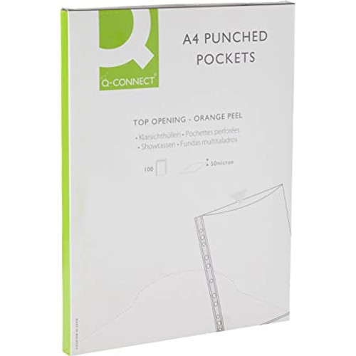 A4 PUNCHED POKETS