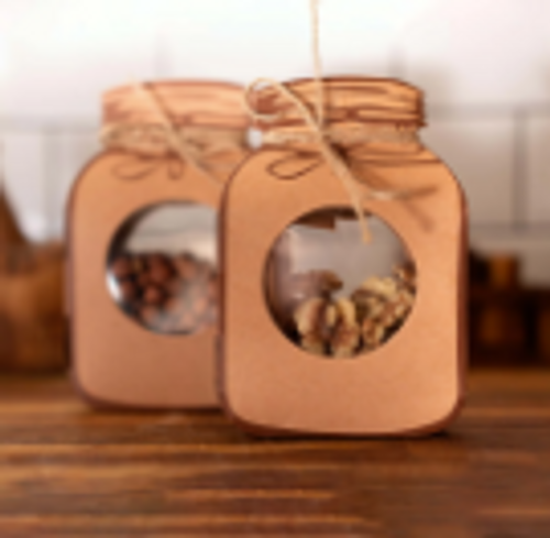 00169 Jar Kraft Bag 11x3x17