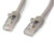 1m Grey Snagless Cat5e Patch Cable