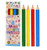 Pack of 4 Mini Colouring Pencils Crayons