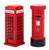 Tel & Post Box Die Cast Figure Set