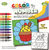 Travelling colouring book by number