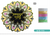 Vesamachtu Gold and Black flower