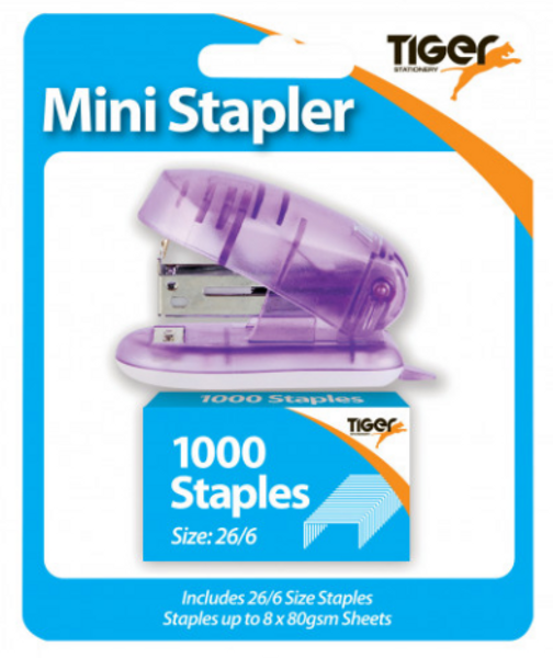 Mini Stapler 26/6 & stapels