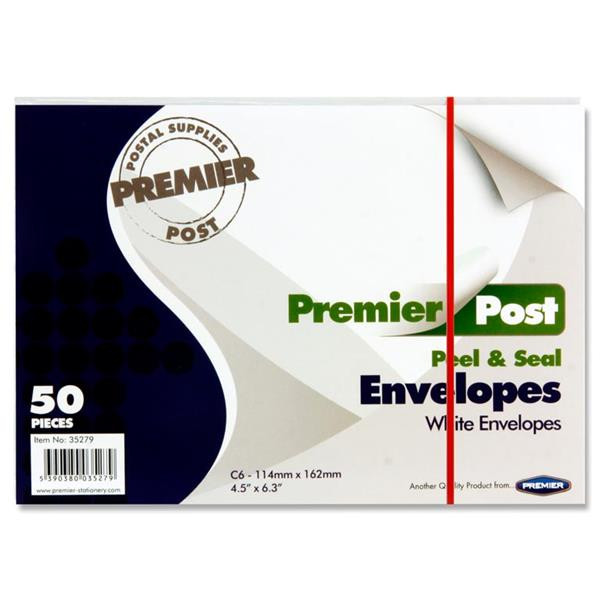 50 C6 P+s Envelopes