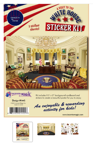 1445 White House Sticker Kit