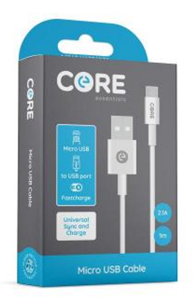Core Micro USB Cable 1M Fast Charge