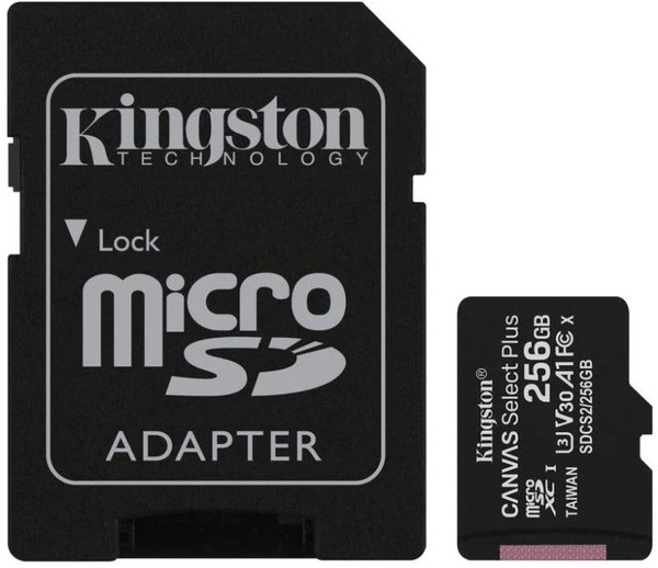 Kingston Canvas Plus 256GB microSD & Ad