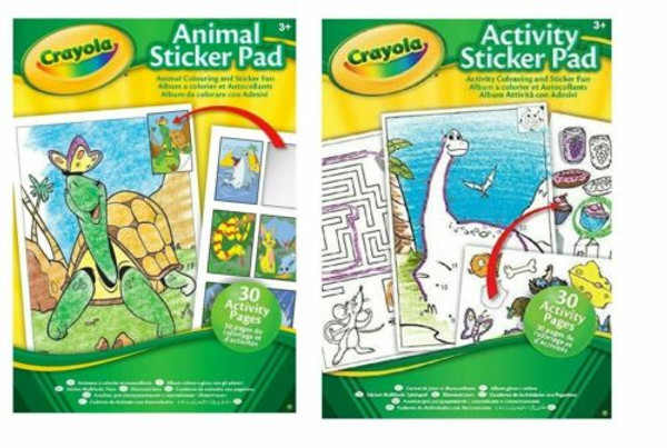 Animal & Activity Sticker Pads Asst