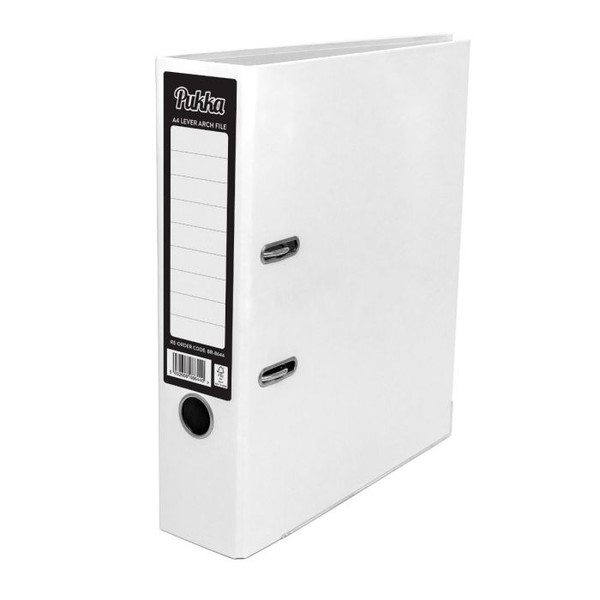 Brights Lever Arch File White