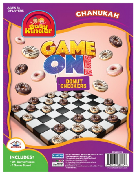 DONUT CHECKERS GAME ON!