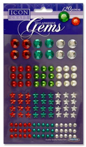 Icon Craft Card 120 Self-adhesive Gems