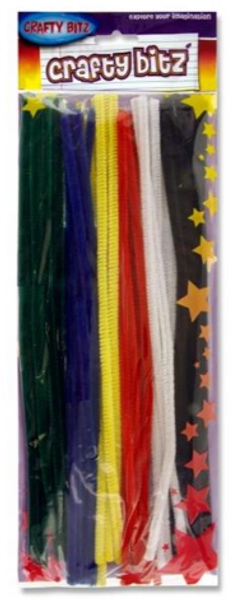 42 12" Pipe Cleaners Stems - Vivid Chen*