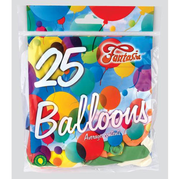 BALLOONS 25 PACK