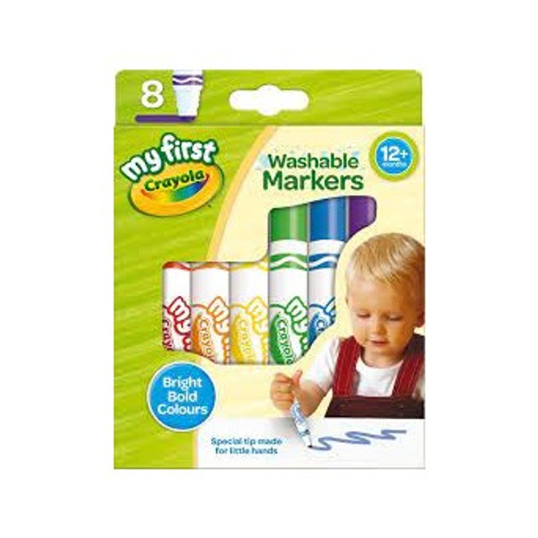 CRAYOLA WASHABLE 8 MARKERS